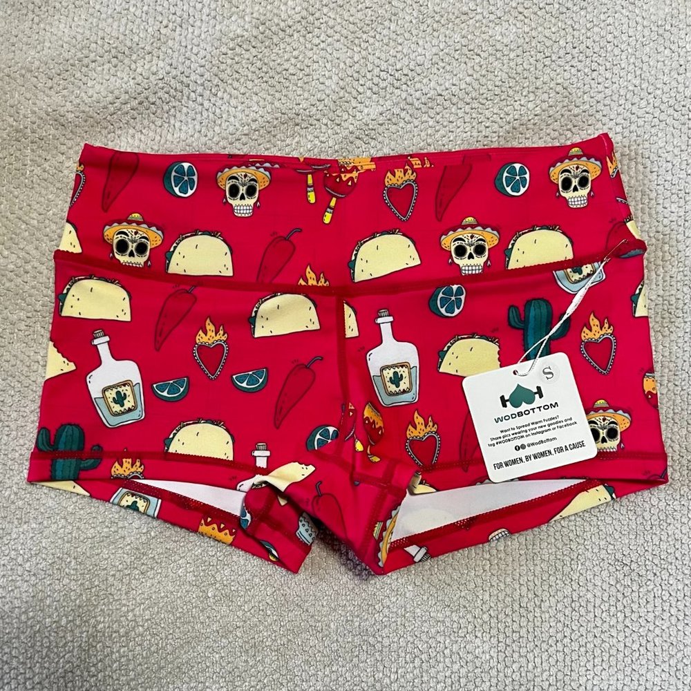 NWT WodBottom Nacho Libre Athletic Shorts